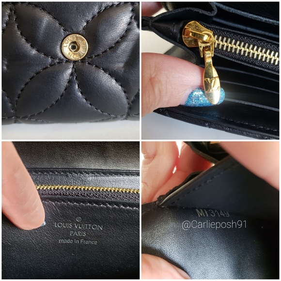 *SOLD* Authentic Pre-owned Louis Vuitton Quilted Portefeuille Capucines Wallet - Picture 13 of 14